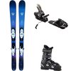 Rossignol - Dreamer 90 + Xpress11 Binding + Speed 80 HV+ Boot - Women's - One/Blk/Blk/Sparkle