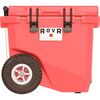RovR - RollR 45qt Wheeled Cooler + Telescopic Handle - Coral