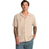RVCA - Exotica Stripe Shirt - Men's - Light Khaki