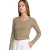 RVCA - Jungle Ls Scoop Neck Shirt - Women's - Desert
