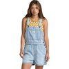 RVCA - Drea Overall - Women's - Bleached Indigo