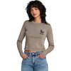 RVCA - Fortune Long-Sleeve Top - Women's - Olive Grey