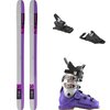 Salomon - QST X Ski + Shift 2 16 + Shift Alpha BOA 130 Boot - 2026 - BlkPnkLnRck/GunBlkBel/VltBlkBlk