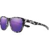 Matte Ice Tortoise/Polarized Purple Mirror
