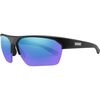 Matte Black/Polarized Blue Mirror