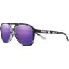 Matte Ice Tortoise/Polarized Purple Mirror