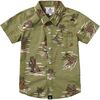 Seaesta Surf - Surfing Cowboy Button Up Shirt - Boys' - Cactus
