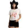 Sendero Provisions Co. - Love Stings Crop T-Shirt - Women's - Vintage White