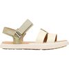 SOREL - Ona Ave Ankle Strap Flat Sandal - Women's - Dusty Twill/Honey White