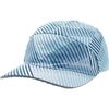 Bleached Aqua Mountain Plaid Print