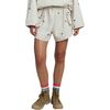 The Great Outdoors - The Embroidered Cargo Short - Women's - Cream / Black Daisies