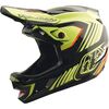 Troy Lee Designs - D4 Polyacrylite Helmet - Qualifer Black/Yellow