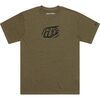 Troy Lee Designs - Short-Sleeve T-Shirt - Men's - Badge Olive Heather