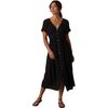 The Normal Brand - Aria Crepe Midi Dress - Women's - Black
