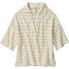 The Normal Brand - Emma Openwork Short-Sleeve Polo Shirt - Women's - Cream