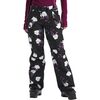 TNF Black Winter Flowers Print