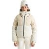 The North Face - Cold Spell Cropped Down Corduroy Jacket - Women's - Gravel/White Dune