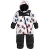 TNF White Nuptse Bears Print