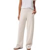 TravisMathew - Cloud Fleece Clubside Wide Leg Pant - Women's - Heather Brazilian Sa