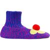 Verloop - Flower Sock Slippers - Magenta/Cobalt/Marl