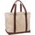 Leather-Trim Waxed Canvas Tote Bag image