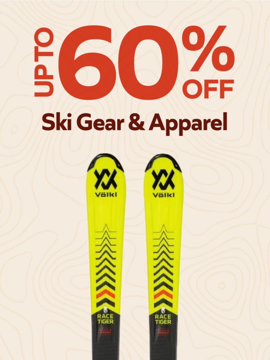 Up To 60% Off Skis & Snow Gear 