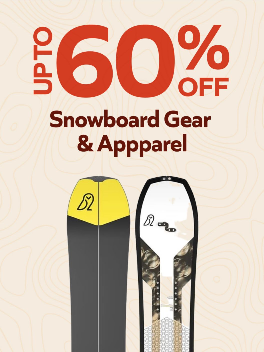 Up To 60% Off Snowboards 