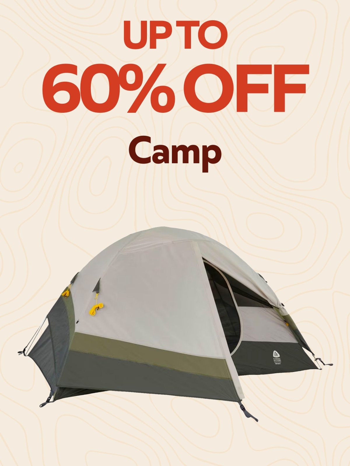 Shop Camp gear up to 60% off.