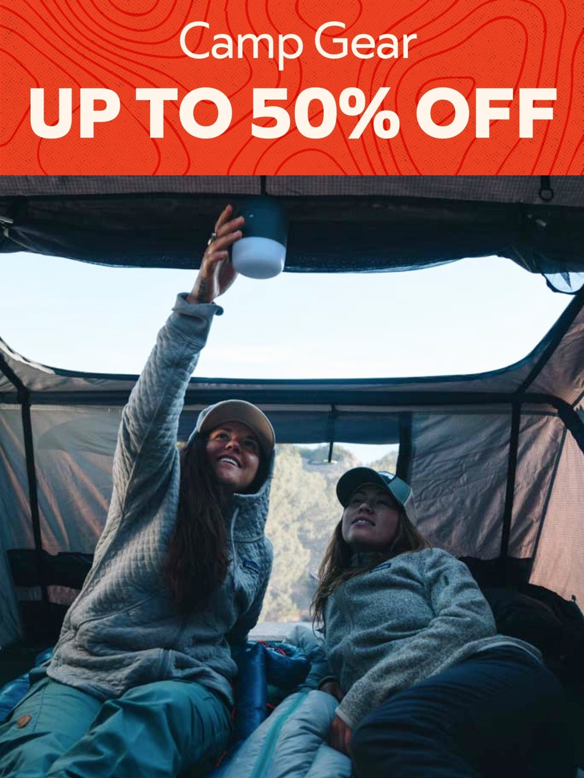 Shop Camp gear up to 50% off.