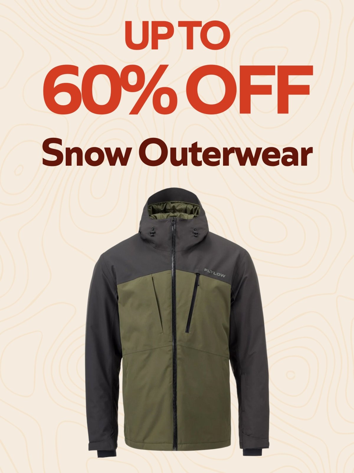 Shop snow outerwear up to 60% off. 