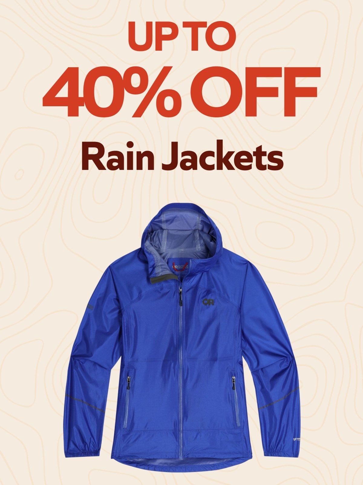 Rain Jackets up to 40% off