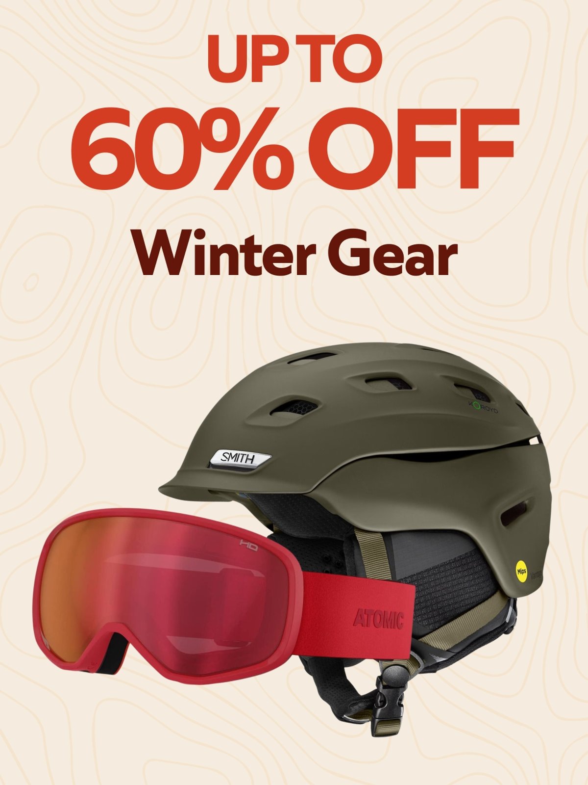 Shop winter gear up to 60% off.