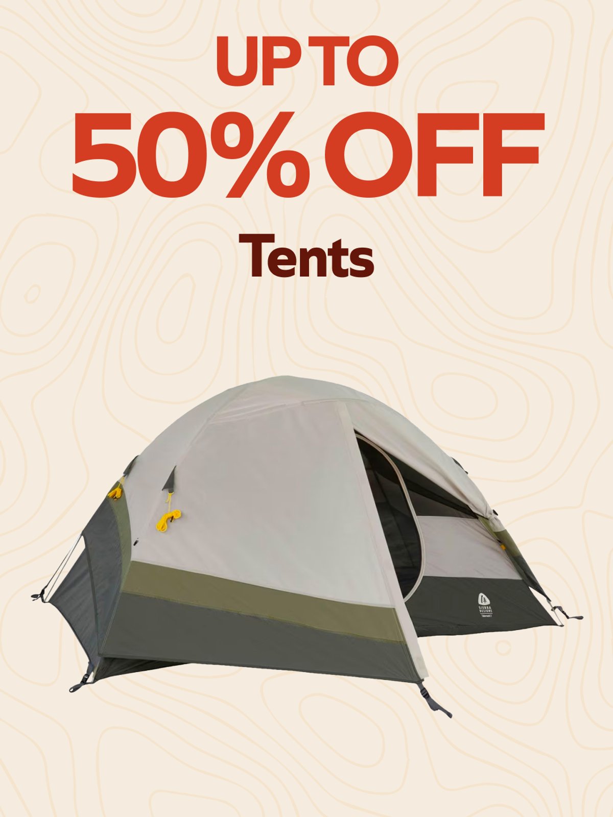 Shop tents up to 50% off.