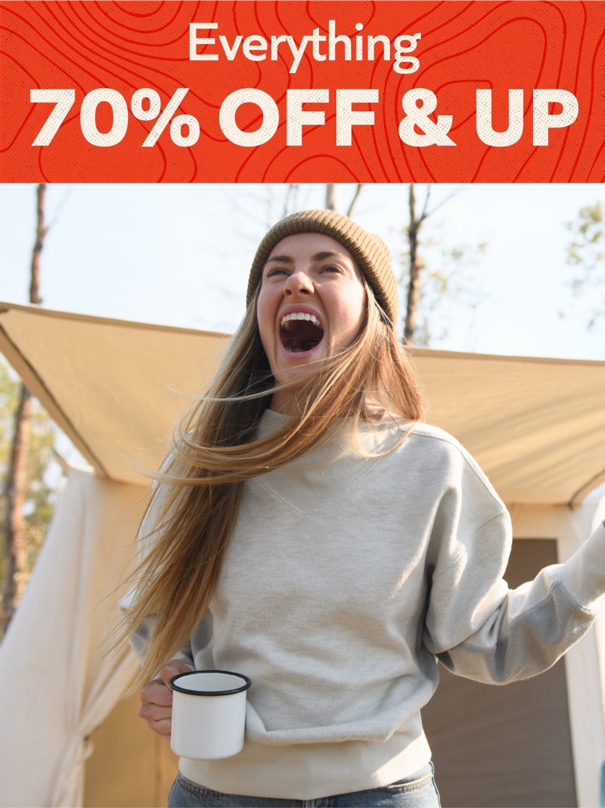 Everything 70% Off & Up