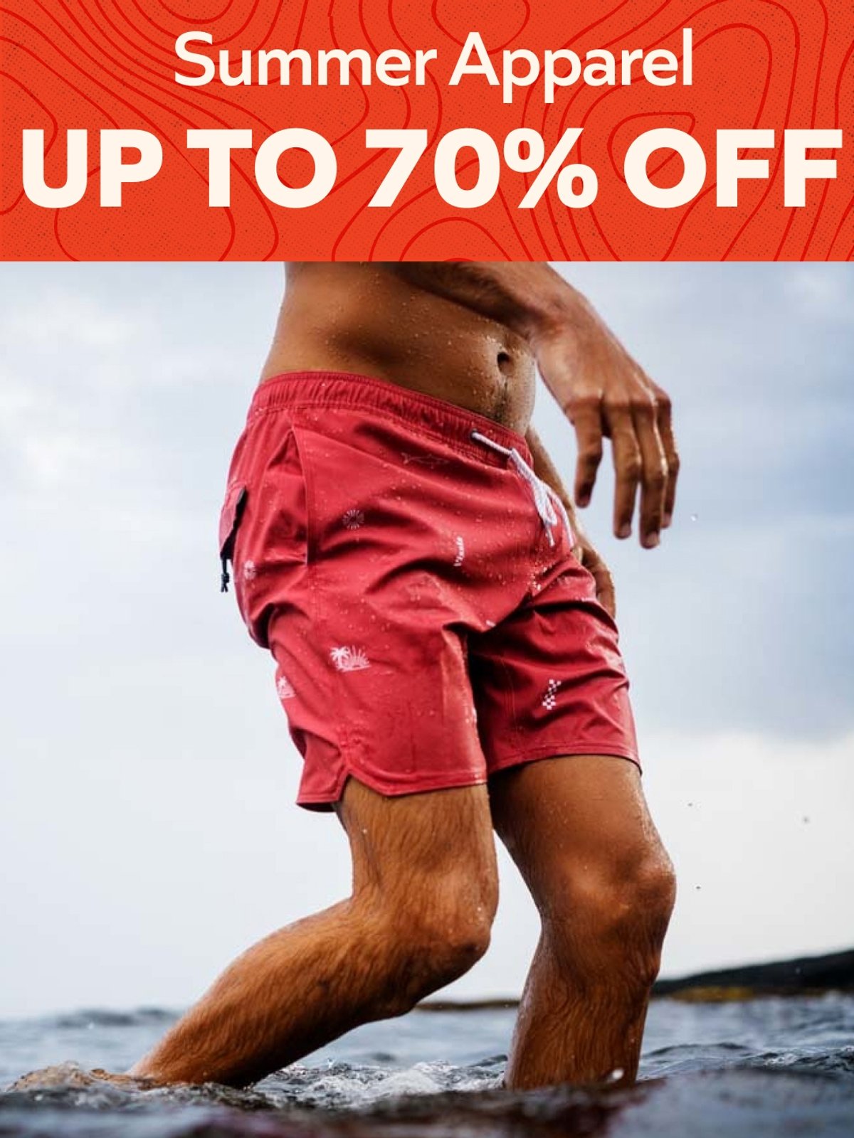 Shop summer apparel up to 70% off.